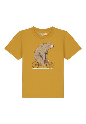 FAHRRADBÄR - T-Shirt print - ochre