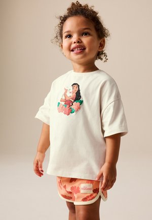 Next, REGULAR FIT - DISNEY MOANA SHORT SLEEVE SET - Shorts - coral ecru