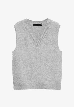 Vero Moda, KNITTED VEST VMBOOM KNITTED VEST - Trui - light grey melange