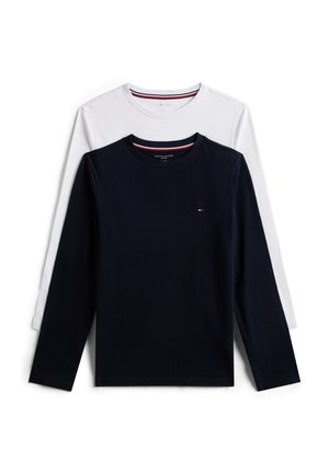 Tommy Hilfiger UNISEX 2 PACK - Unterhemd/-shirt - desert sky/white