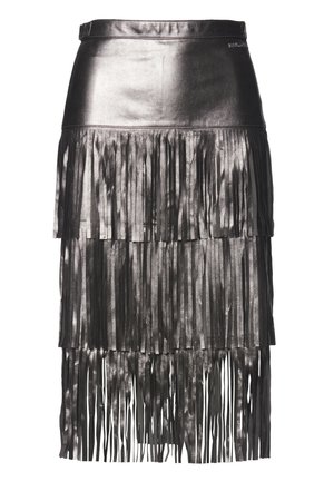 A-line skirt - gunmetal