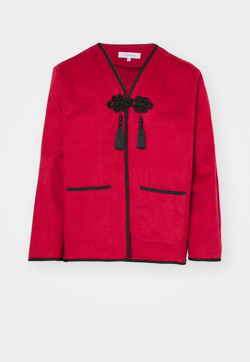 sister jane Lichte jas rood