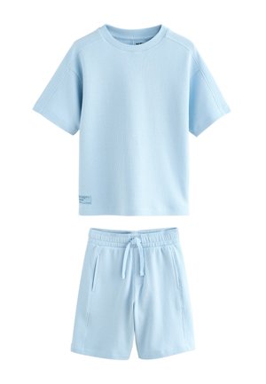 Next TEXTURED SHORT SLEEVE SET - Tepláky - light blue
