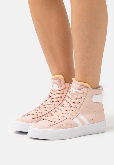 Polo Ralph Lauren COURT VULC MID - Visoke tenisice - rose