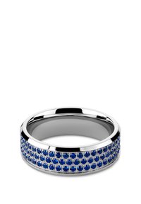 LUCLEON HYPERAN - Ringar - blue steel silver