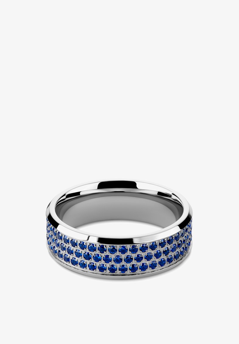 LUCLEON HYPERAN - Ring - blue steel silver