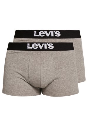 SOLID BASIC TRUNK 2 PACK - Boxerbriefs - middle grey melange