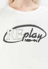 Replay T-shirt print - off white
