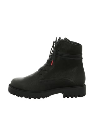 Lace-up ankle boots - schwarz