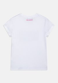 KARL LAGERFELD KIDS SHORT SLEEVES TEE - Apdrukāts T-krekls - white