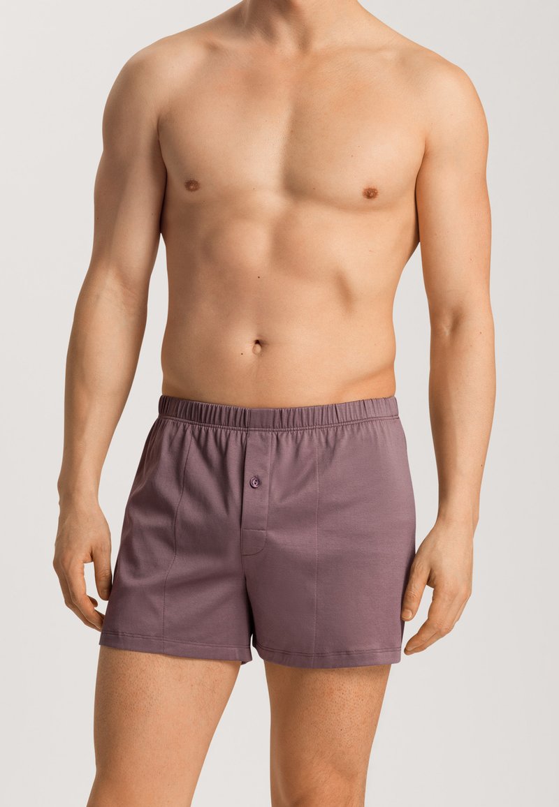 Hanro Boxershorts - smokey plum