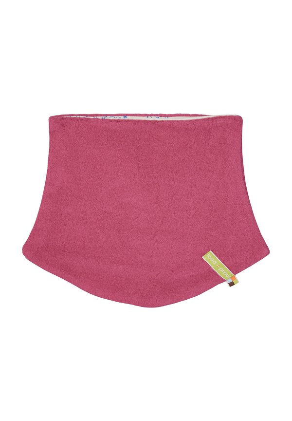 WENDE-SCHLAUCHSCHAL AUS BAUMWOLL-FLEECE - Schlauchschal - rouge