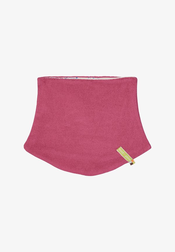 WENDE-SCHLAUCHSCHAL AUS BAUMWOLL-FLEECE - Schlauchschal - rouge