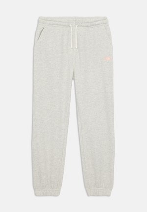 New Balance GIRLS SMALL LOGO - Pantaloni sportivi - ash heather