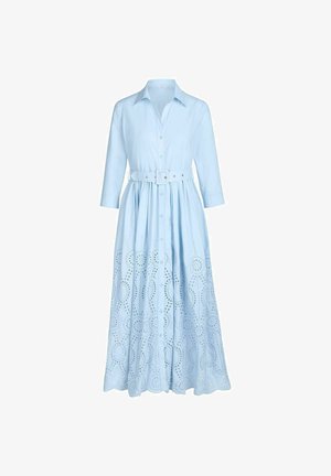 Shirt dress - bleu