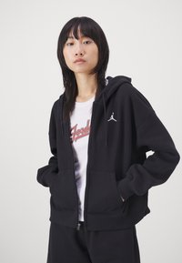 Jordan Zip-up sweatshirt - black white