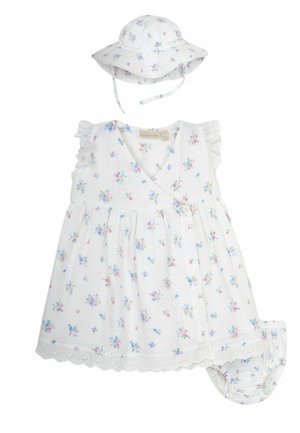 JoJo Maman Bébé 2-PIECE FLORAL CHEESE SET  REGULAR FIT - Denní šaty - cream