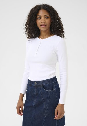 Kaffe Long sleeved top - optical white
