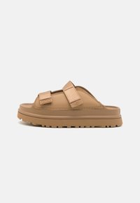 GOLDENGLOW SLIDE UNISEX - Domácí obuv - dark brown