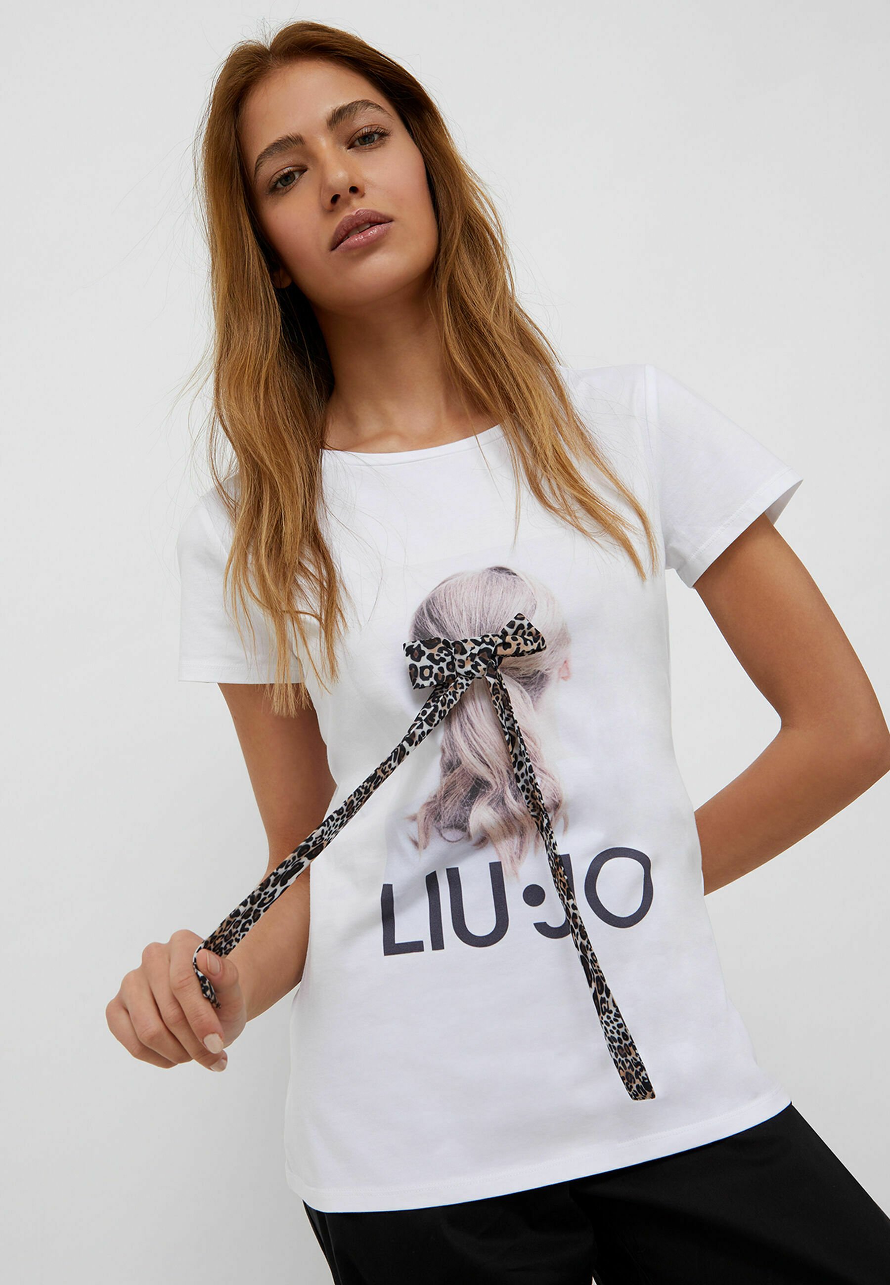 Liu Jo Jeans T-shirt con stampa - white animal print/bianco - Zalando.it