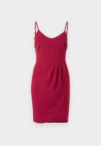 VICLARA STRAP SHORT DRESS - Alkalmi viselet - beet red