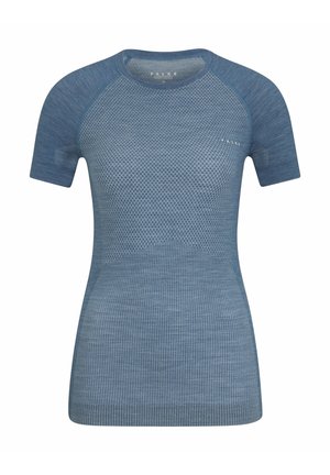 FALKE Wool-Tech Light warm and cold temperatures - T-Shirt print - capitain