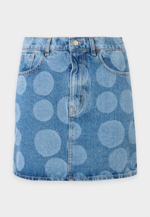 Marimekko, RUUDUT PETROOLI - Дънкова пола - used indigo