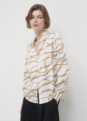 Calliope Button-down blouse - var bianco lana