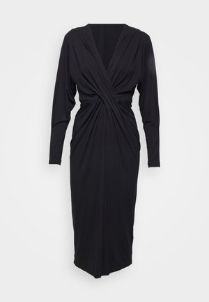 SYLVIA DRESS - Dongerikjole - black