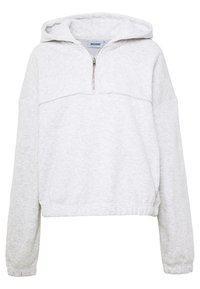 Weekday Felpa con cappuccio - mottled light grey