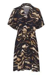 Unselected, black brown tiger print