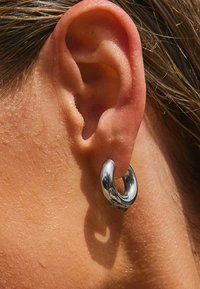 Next WATERPROOF CHUBBY HOOP - REGULAR FIT - Náušnice - silver tone