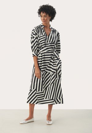 ENAPW  - Day dress - deconstructed stripe