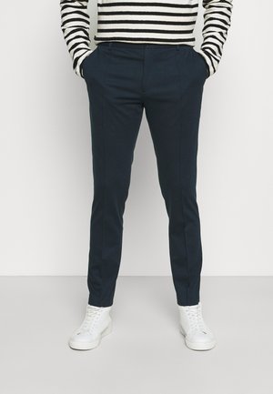 PUNTO MILANO SLIM PANTS - Trousers - navy