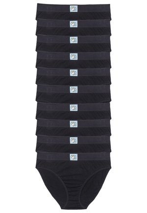 10 PACK - Slip - schwarz