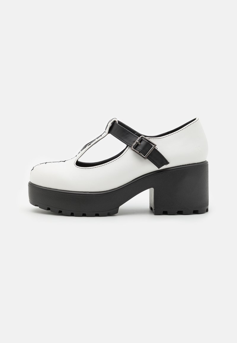 Koi Footwear TIRA MARY JANES DEAD OR ALIVE EDITION Plateaupumps white/black/schwarz Zalando.de