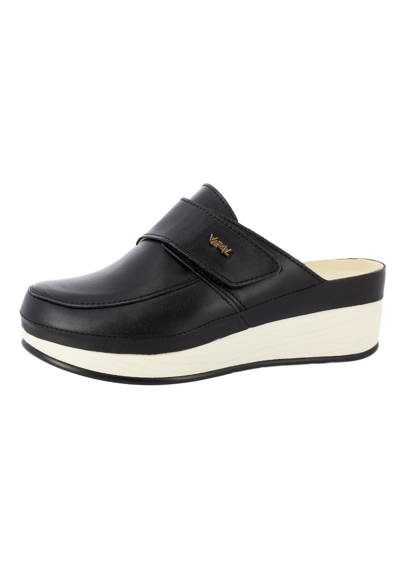 Vital Schuhe LARA NAPPA - Ciabattine con tacco - schwarz