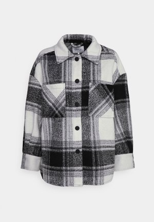 ONLLOU CHECK SHACKET - Summer jacket - cloud dancer