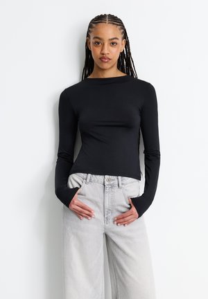 WITH STRAPPY BACK - Langarmshirt - black