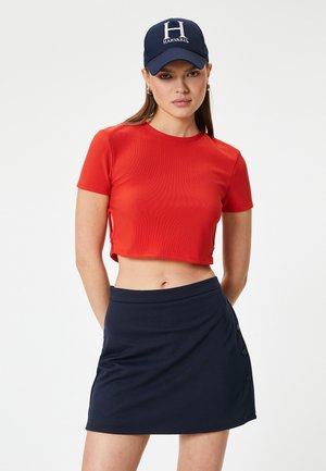 Koton SHORT SLEEVE  - Camiseta básica - red