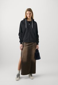 GAP NEW HOODIE - Mikina na zip - true black