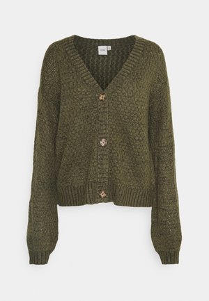 ICHI Chaqueta de punto - khaki