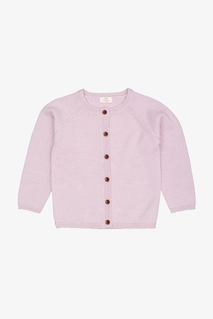 MERINO UNISEX - Vesta na kopčanje - lavender