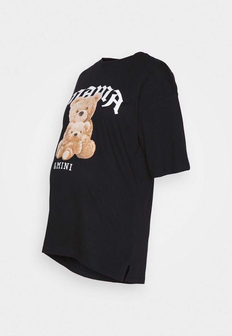 Even&Odd Maternity T-shirt print zwart