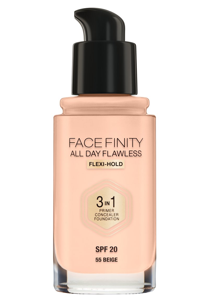Max Factor ALL DAY FLAWLESS 3 IN 1 FOUNDATION - Foundation - 55 beige