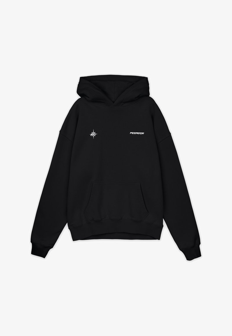 Pegador GIEN OVERSIZED HOODIE - Kapuzenpullover - black
