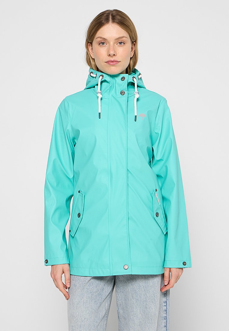 Schmuddelwedda Regenjas turquoise