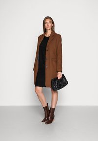 Selected Femme SLFLULU DRESS O NECK - Obleka/pulover - black
