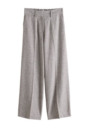 Next, TALL FIT - RICH HERRINGBONE  - Nohavice - mole