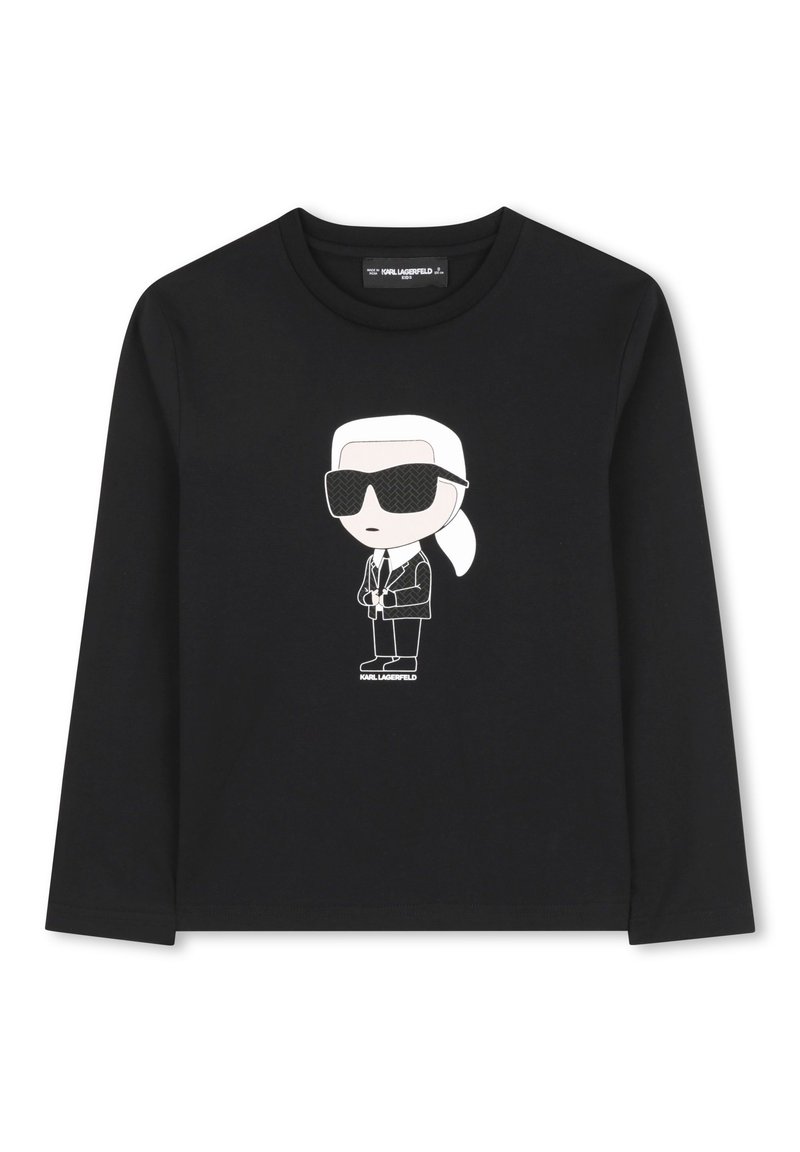 KARL LAGERFELD KIDS Hosszú ujjú felső - black